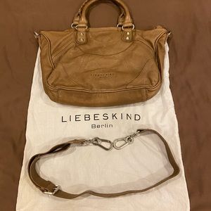 🤎 Liebeskind Brown Satchel with removable strap🤎